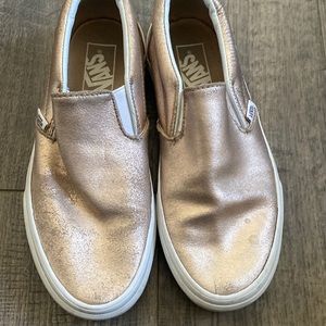 Used pink metallic vans
